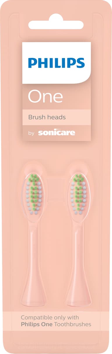 Philips Sonicare One tannbørstehoder 2-pk. BH1022/05 (shimmer)