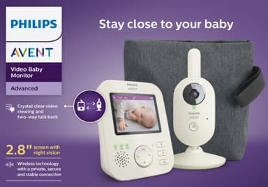Philips Avent babymonitor med video SCD882/26