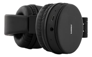 BT200 Foldable on-ear BT headset, 3.5 mm, black