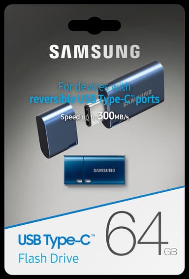Samsung USB Type C minnepenn 64 GB (blå)