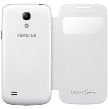 S-View Flip Cover for Samsung Galaxy S4 mini (hvit)