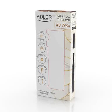Adler AD 2934b Øyenbrynstrimmer, Svart