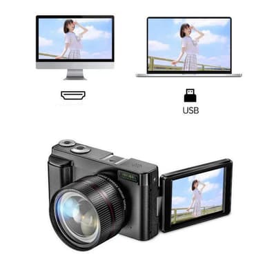 Digitalkamera 2,7K 48MP 3,0 tum IPS Focus