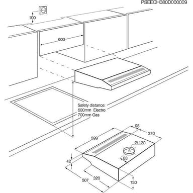 Electrolux ventilator EFT6406S
