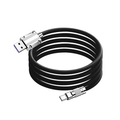120W fet och förlängd Huawei Port Data Transfer Snabbladdningskabel Flerfarget 3 m