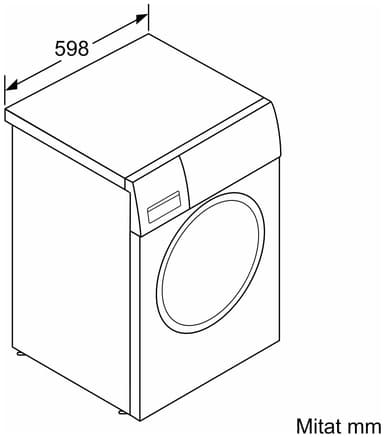 Bosch Vaskemaskin WGG144ZTSN (Hvit)