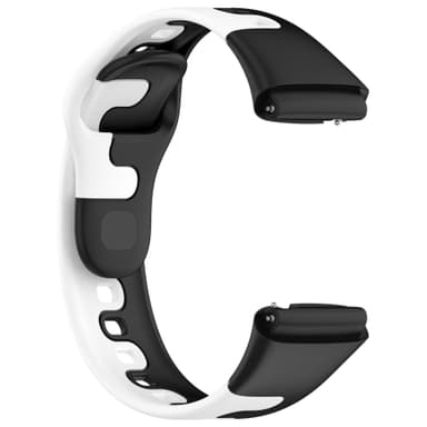 2-pakke klokkearmbåndsurremsett kompatibel med Redmi Watch 3 Lite 22mm Hvit