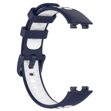 INF 2-pack tofarget hull med pustende klokkeremsett som er kompatibelt med Huawei Band 8 Blå