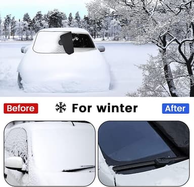 INF Frontrutebeskyttelse snø / solskjerming ensidig Sølv