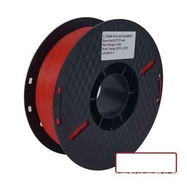 PLA 3D-skrivare filament Sort