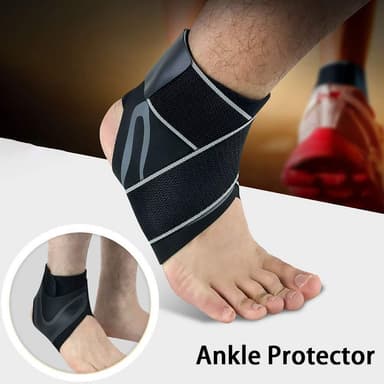 Ankel Brace Ankelstöd Sort M