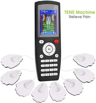 TENS maskin muskelstimulator 16 massasjemoduser Sort