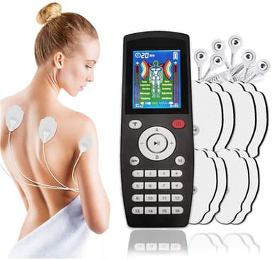 TENS maskin muskelstimulator 16 massasjemoduser Sort