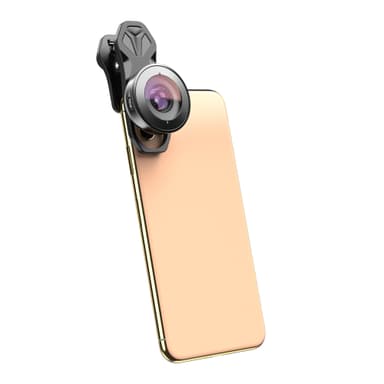 195 graders fisheye-objektiv til mobiltelefon