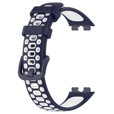 INF 2-pack tofarget hull med pustende klokkeremsett som er kompatibelt med Huawei Band 8 Blå