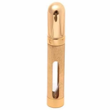Mini påfyllbar parfym sprayflaska glasflaska 12 ml 2-pack Gull