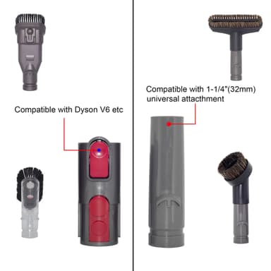 Slangadapter för montering av dammsugareborste Dyson V6 / V7 / V8 / V10 / V11 / V15