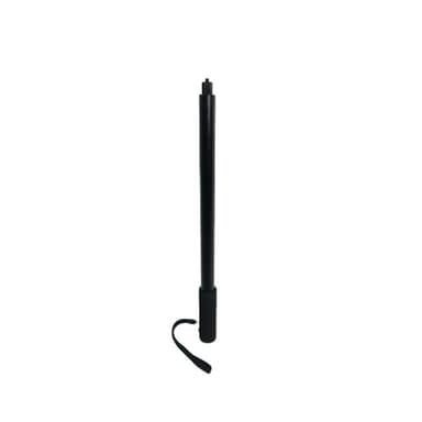 Aluminiumslegering Selfie Stick forlengelsesstang for kardanstabilisator Sort