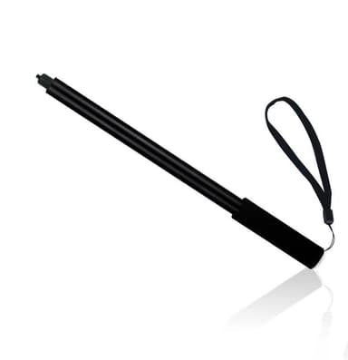 Aluminiumslegering Selfie Stick forlengelsesstang for kardanstabilisator Sort
