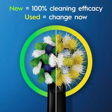 Oral-B CrossAction tannbørstehoder 325482 (sort)