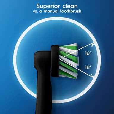 Oral-B CrossAction tannbørstehoder 325482 (sort)