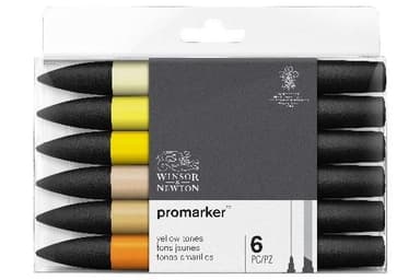 Winsor Promarker 6st, Yellow tones