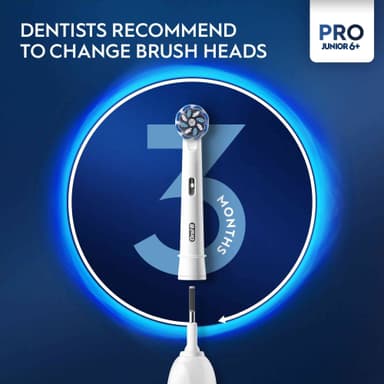 Oral-B Pro 1 Junior 6+ elektrisk tannbørste for barn 742891 (lilla)