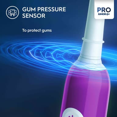 Oral-B Pro 1 Junior 6+ elektrisk tannbørste for barn 742891 (lilla)