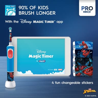 Oral-B Vitality Pro Kids Spiderman elektrisk tannbørste for barn 773390