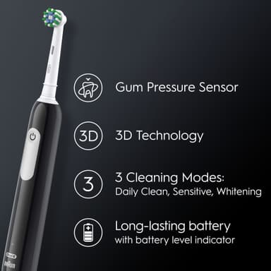 Oral-B Pro 1 elektrisk tannbørste 914170 (sort)