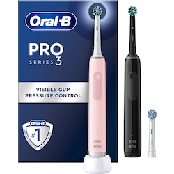 Oral-B Pro3 3900N elektrisk tannbørste 760277 (sort/rosa)