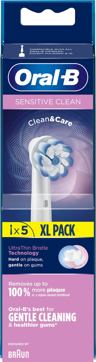 Oral-B Sensitive Clean tannbørstehoder 325635 (5-pakning)