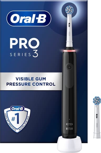 Oral-B Pro 3 elektrisk tannbørste (sort)