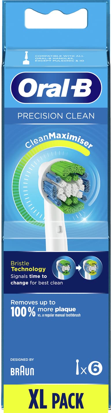 Oral-B Precision tannbørstehoder 321798 (6-pakning)