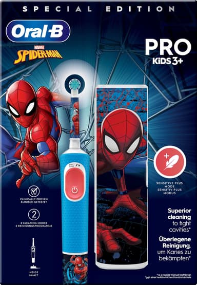 Oral-B Vitality Pro Kids Spiderman elektrisk tannbørste for barn 773390