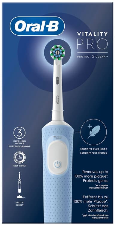 Oral-B Vitality Pro elektrisk tannbørste 446392 (lyseblå)