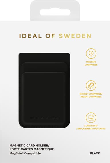 Ideal of Sweden MagSafe kortholder (sort)