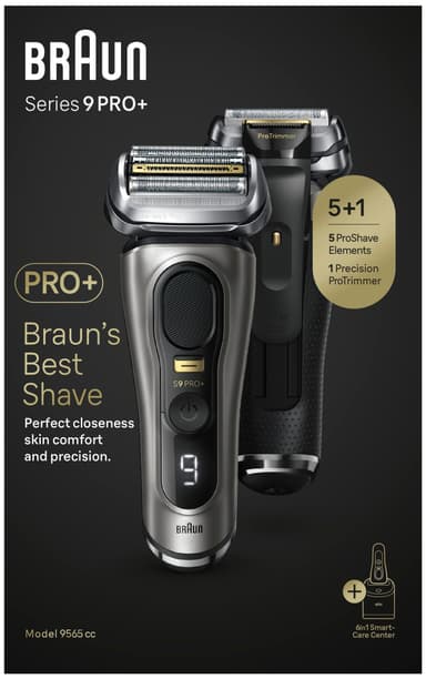 Braun Series 9 PRO+ barbermaskin 9565cc (grafitt)