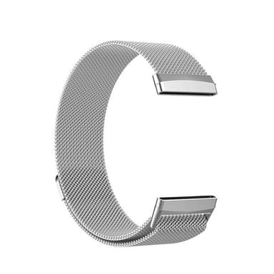 Armbånd Meshbånd Fitbit Versa 3 / Sense Silver - Large