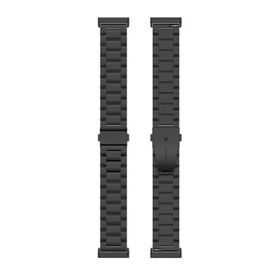Armbånd i metall Fitbit Versa 3 / Sense Svart