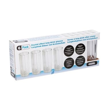 Longdrinkglass 40cl 6-pk