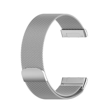 Armbånd Meshbånd Fitbit Versa 3 / Sense Silver - Large