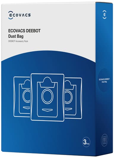 Ecovacs antibakterielle støvsugerposer DDB030010 (3-pk)