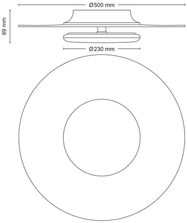 Philips Garnet taklampe 40W