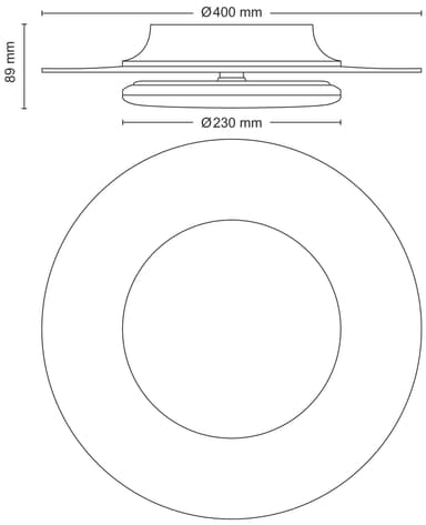 Philips Garnet taklampe 30W