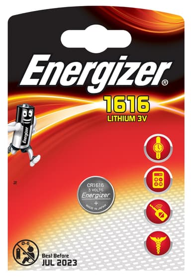 Energizer CR1616 Litium batteri (1 stk)