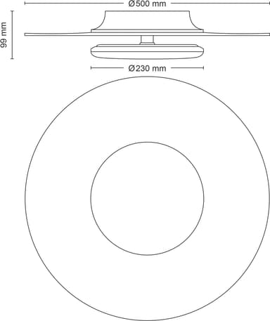Philips Garnet taklampe 40W