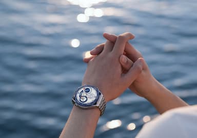 Huawei Watch Ultimate hybridklokke (blå)