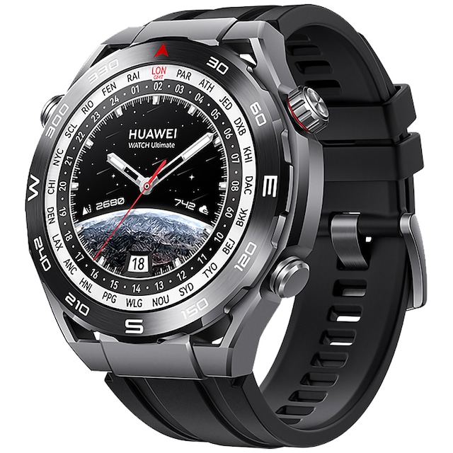 Huawei Watch Ultimate hybridklokke (sort)