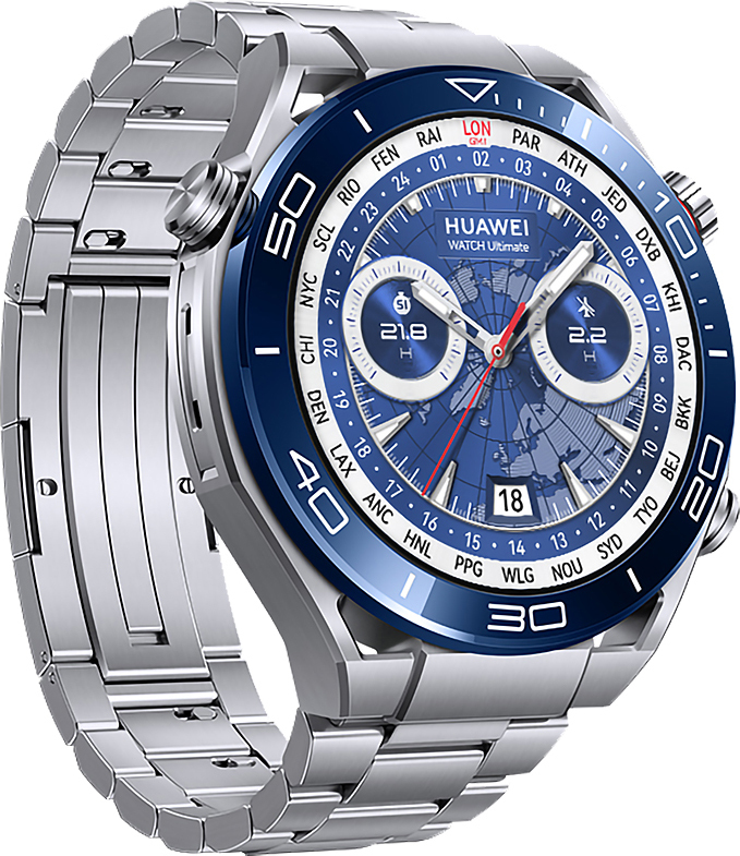 Huawei Watch Ultimate hybridklokke (blå)